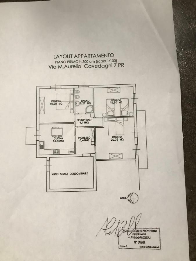 B&B Ospedale Maggiore Parma Affittacamere מראה חיצוני תמונה